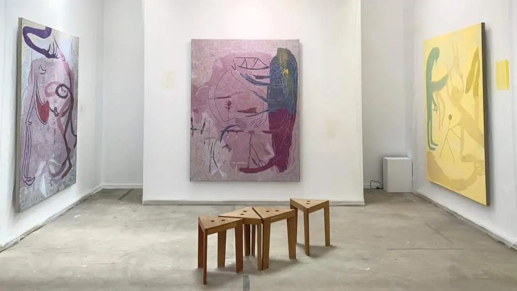 Vista da exposici&oacute;n de Vicente Blanco en Arco Lisboa.