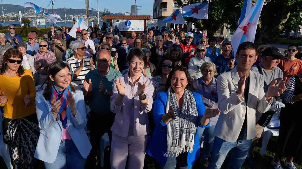 Mitin do BNG en Moa&ntilde;a (Foto: N&oacute;s Diario).
