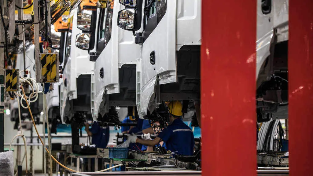 F&aacute;brica de veh&iacute;culos na China, Estado que produciu unha quinta parte dos coches el&eacute;ctricos vendidos en Europa en 2023. (Foto: Unique Vision)