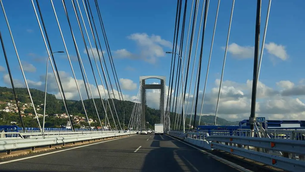 Ponte de Rande, en Vigo, por onde discorre parte da AP-9. (Foto: N&oacute;s Diario)