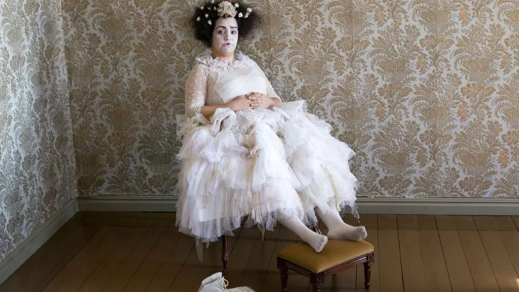 Gabriela Mu&ntilde;oz, "Chula the Clown".