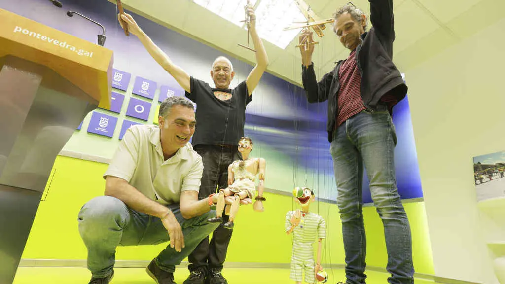 Demetrio G&oacute;mez, Andr&eacute;s Giraldez e Miguel Borines (Foto: N&oacute;s Diario).