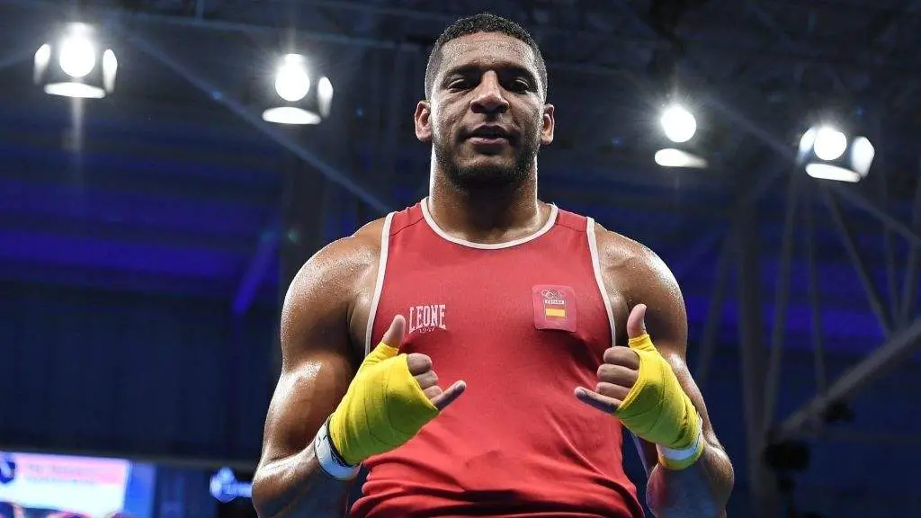 O boxeador Enmanuel Reyes Pla p&uacute;xose o alcume de 'O Profeta' en homenaxe &aacute; s&uacute;a avoa materna. (Foto: RFEBox v&iacute;a Europa Press)