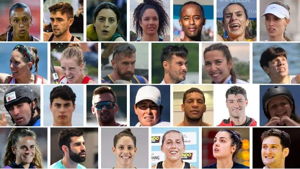De esquerda a dereita e de arriba a abaixo, Ana Peleteiro-Compaor&eacute;, Adri&aacute;n Ben, Bel&eacute;n Toimil, Yulenmis Aguilar, Tariku Novales, Ester Navarrete, Ant&iacute;a Chamosa, Teresa Portela, Carolina Garc&iacute;a, Carlos Ar&eacute;valo Rodrigo Germade, Ant&iacute;a J&aacute;come, Pablo Crespo, Manuel Ochoa, Caetano Horta, Rodrigo Conde, T&aacute;mara Echegoyen, Enmanuel Reyes Pla, Antonio Serrat, Julia Benedetti, Teresa Abelleira, Rodrigo Corrales, Alicia Fern&aacute;ndez, Mar&iacute;a Ara&uacute;jo, Paula Ginzo e Nikoloz Sherazadishvili.