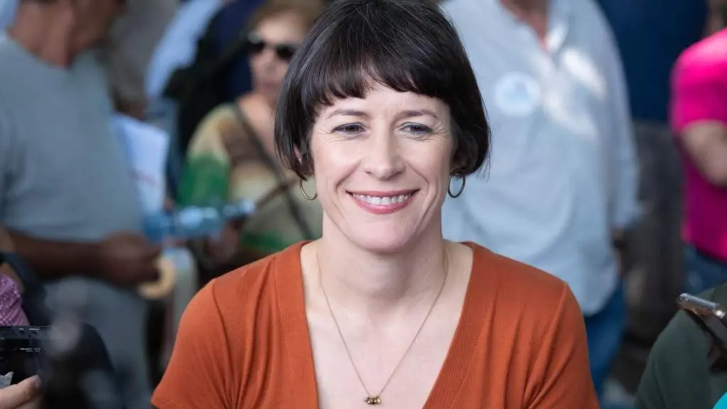 A portavoz nacional do BNG, Ana Pont&oacute;n, o pasado 25 de xullo en Compostela. (Foto: C&eacute;sar Arxina / Europa Press)