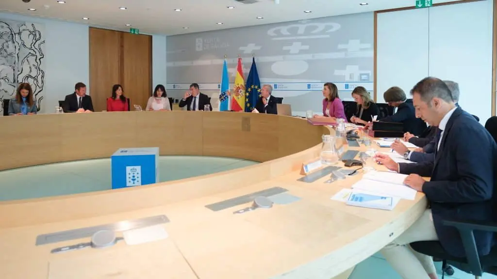 Consello da Xunta do 2 de setembro de 2024 presidido por Alfonso rueda. (Foto: Xunta da Galiza).