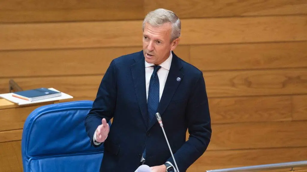 Alfonso Rueda o pasado 11 de setembro no Parlamento da Galiza. (Foto: Xunta da Galiza).