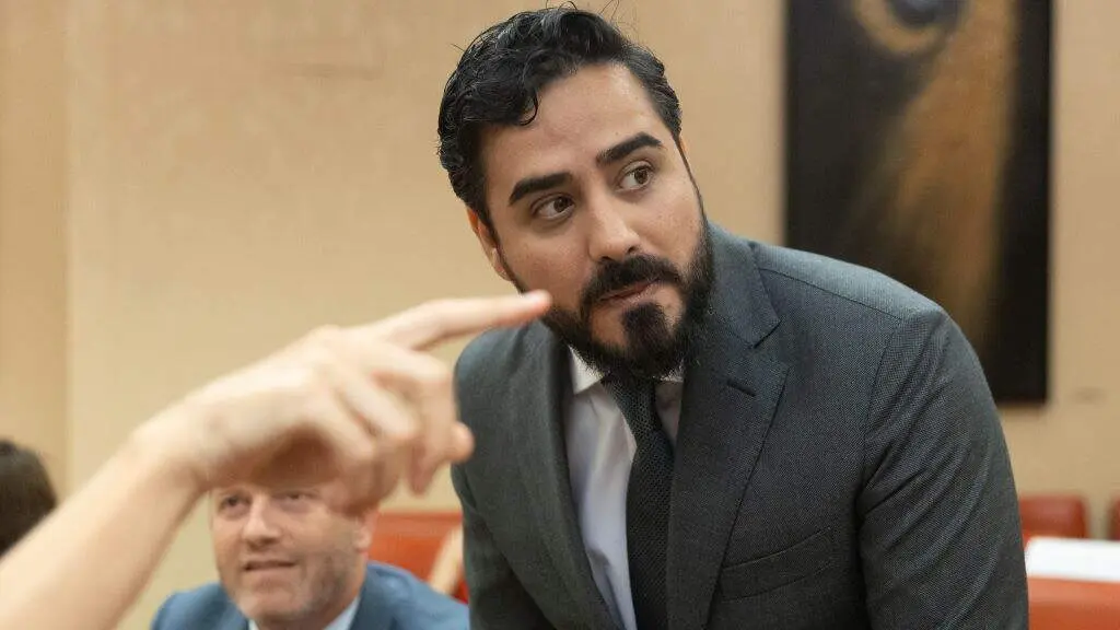 Luis P&eacute;rez Fern&aacute;ndez, co&ntilde;ecido coma Alvise, &eacute; o dirixente de Se acab&oacute; la fiesta. (Foto: Eduardo Parra / Europa Press)