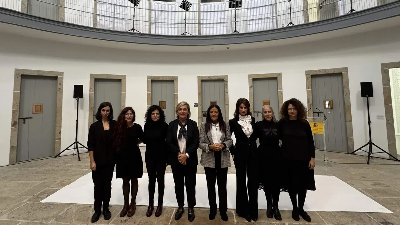 Andr&eacute;s, Neira, Seara, Alvarellos, Rodr&iacute;guez, Casta&ntilde;o, Novo e Coci&ntilde;a. (Foto: Delegaci&oacute;n do Goberno espa&ntilde;ol na Galiza)
