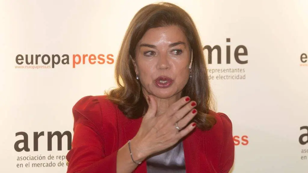Carmen Becerril, presidenta do Operador do Mercado Ib&eacute;rico de Enerx&iacute;a (OMIE), esta quinta feira. (Foto: Eduardo Parra / Europa Press)