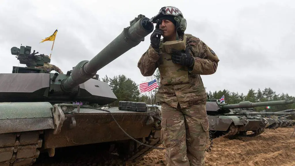 Manobras militares da OTAN en novembro de 2023, en Letonia. (Foto: Europa Press / Contacto / U.S. Army)