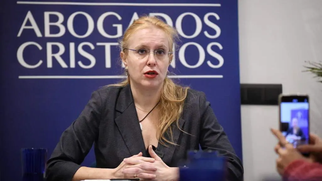 A presidenta de Avogados Cristi&aacute;ns, Polonia Castellanos, o pasado 9 de decembro. (Foto: Fernando S&aacute;nchez / Europa Press)