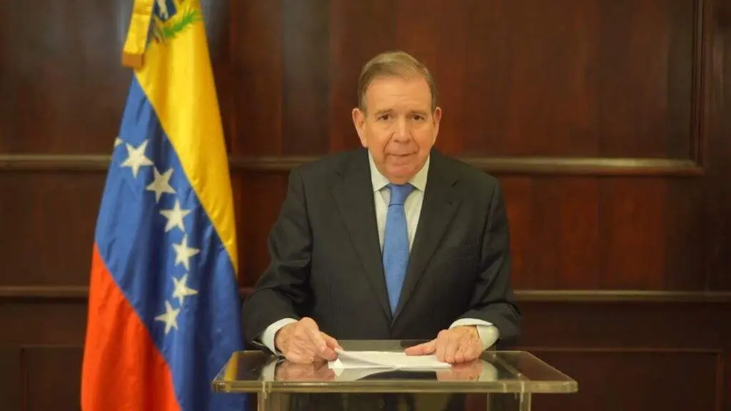Edmundo Gonz&aacute;lez durante a s&uacute;a declaraci&oacute;n en v&iacute;deo esta sexta feira, 10 de xaneiro. (Foto: Europa Press)