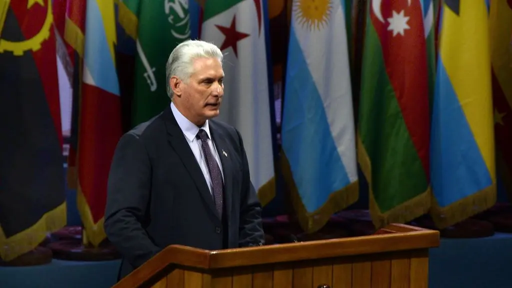 O presidente de Cuba, Miguel D&iacute;azCanel. (Foto: Europa Press / Contacto / Joaquin Hernandez)
