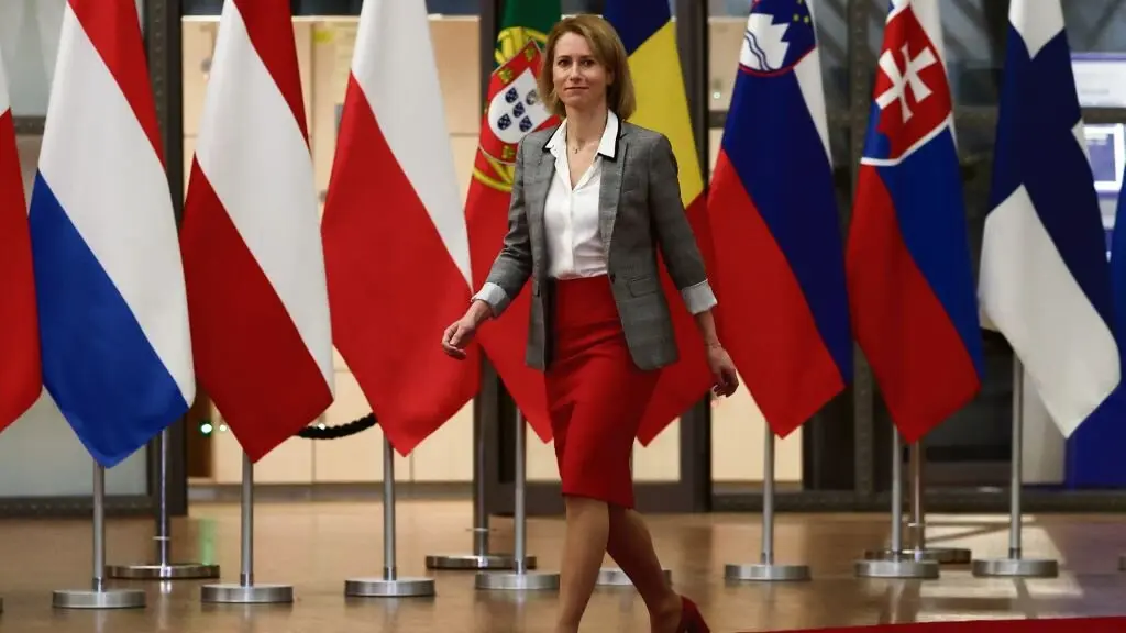 Kaja Kallas, alta representante para e Asuntos Exteriores e Pol&iacute;ticas de Seguridade e vicepresidenta da Comisi&oacute;n Europea. (Foto: Francois Lenoir / European Council / DPA)