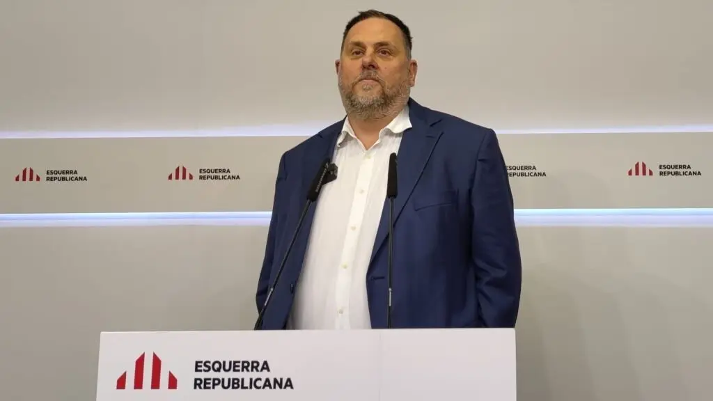 Oriaol Junqueras en rolda de prensa este 24 de febreiro. (Foto: Europa Press)