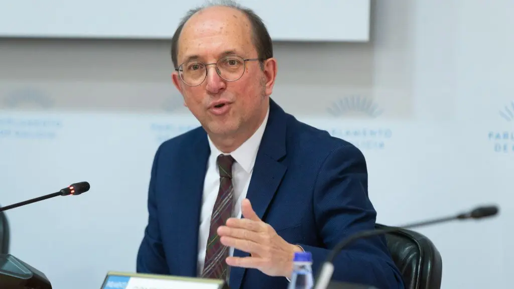 Anxo Lourenzo, director xeral de Cultura, onte comisi&oacute;n de Educaci&oacute;n e Cultura do Parlamento. (Foto: Xunta da Galiza)