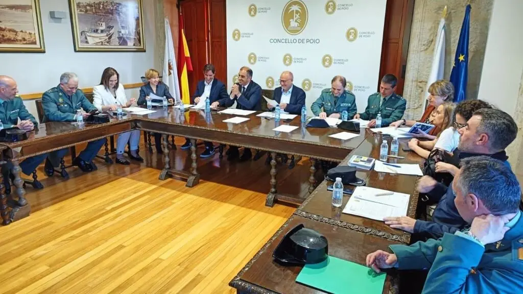 Xunta Local de Seguridade de Poio decorrida esta cuarta feira. (Foto: Concello de Poio)