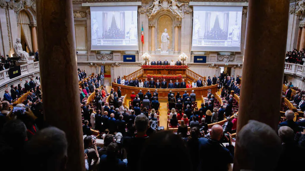 Assembleia da Rep&uacute;blica de Portugal, onte na sesi&oacute;n solemne polo aniversario do 25 de Abril. (Foto: PSD)
