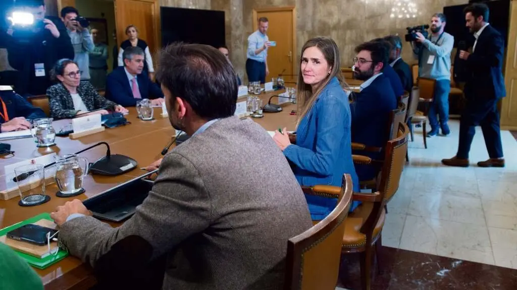 A ministra Sara Aagesen presidiu esta cuarta feira a primeira reuni&oacute;n do comit&eacute; de an&aacute;lise do apagamento. (Foto: Gustavo Valiente / Europa Press)