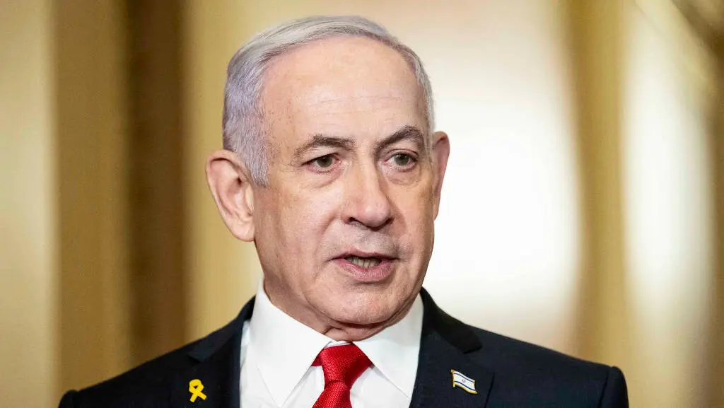 Benjamin Netanyahu, primeiro ministro do Goberno de ultradereita israel&iacute;, o 7 de febreiro de 2025. (Foto: Michael Brochstein / Europa Press / Contacto)