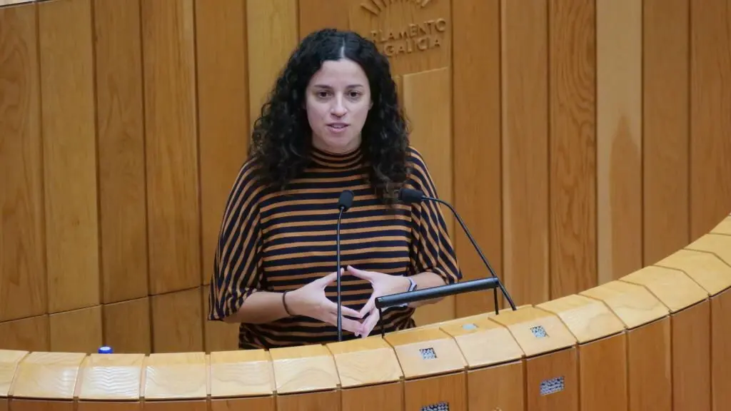 A deputada do BNG Noa Presas. (Foto: N&oacute;s Diario)