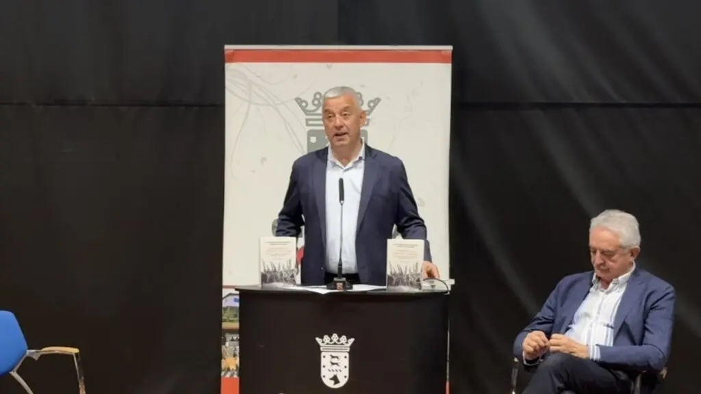 Valent&iacute;n Garc&iacute;a, secretario xeral da Lingua, este 26 de maio. (Foto: Xunta da Galiza)