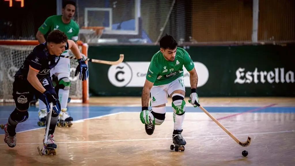 Bruno Saavedra durante o partido contra o Lleida do pasado 17 de maio. (Foto: Manu Boutureira)