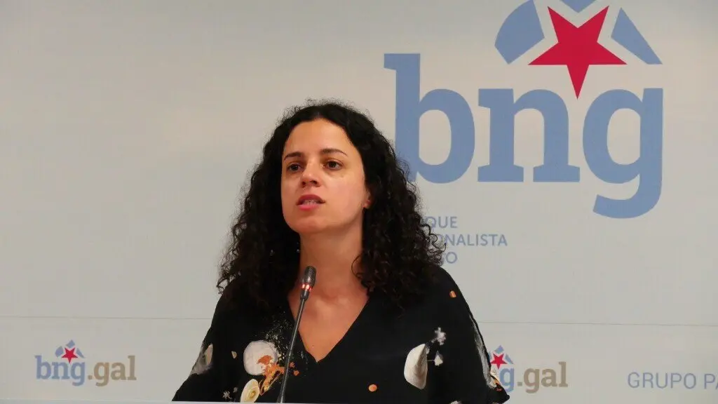 A nacionalista Noa Presas, esta quinta feira 5 de xu&ntilde;o. (Foto: N&oacute;s Diario)