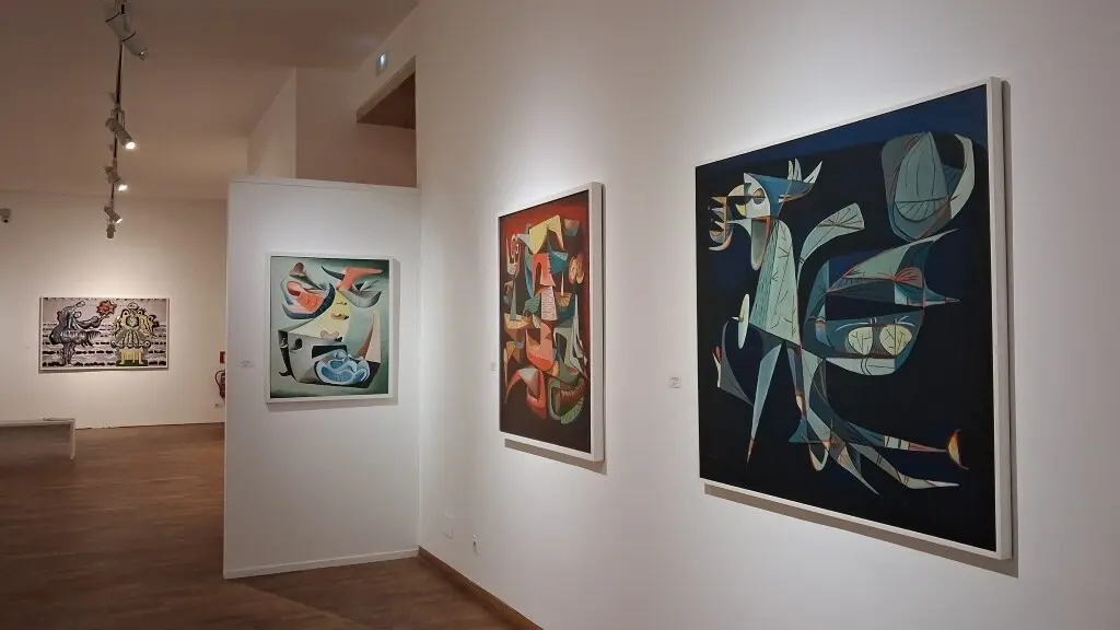 Vista de unha das salas da exposici&oacute;n. (Foto: Fundaci&oacute;n Granell)