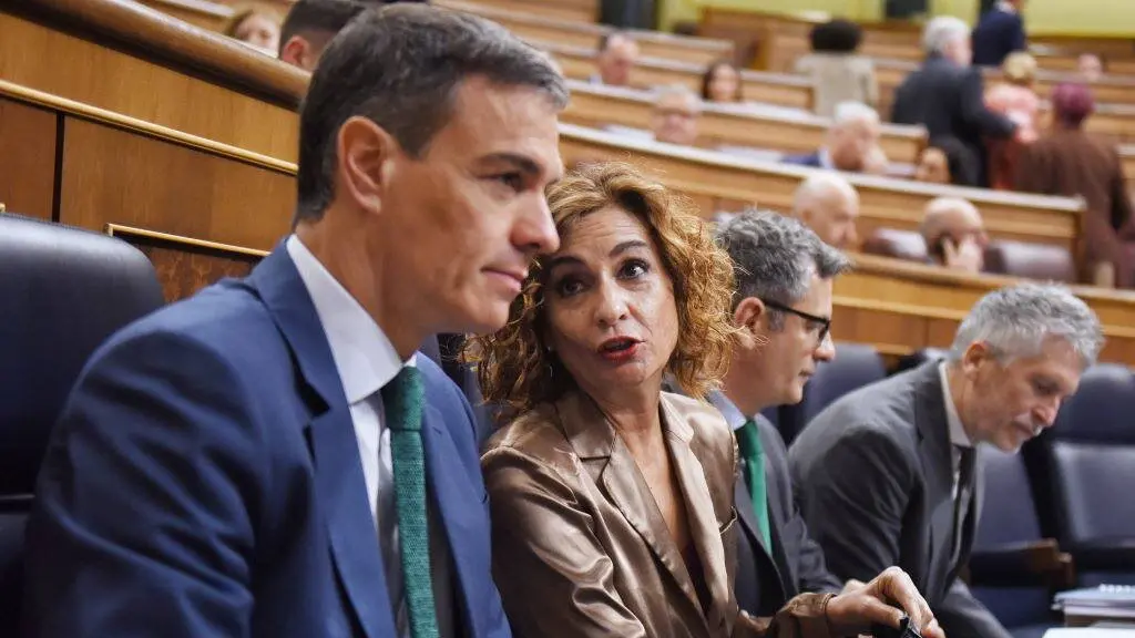 A filtraci&oacute;n de datos persoais afecta, entre outros a Pedro S&aacute;nchez, Mar&iacute;a Jes&uacute;s Montero, F&eacute;lix Bola&ntilde;os e Grande-Marlaska. (Foto: Fernando S&aacute;nchez / Europa Press)