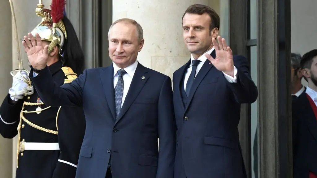 Putin e Macron en 2019. (Foto: Kremlin / DPA v&iacute;a Europa Press)