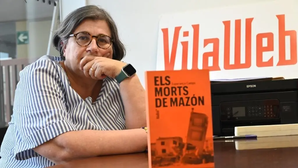 Esperan&ccedil;a Camps na redacci&oacute;n de 'VilaWeb'. (Foto: Prats i Camps)