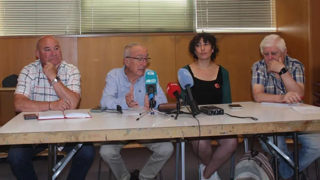 Xos&eacute; Mar&iacute;a Dios, Manuel Mart&iacute;n, Luc&iacute;a L&oacute;pez e Carlos Pardo. (Foto: N&oacute;s Diario)