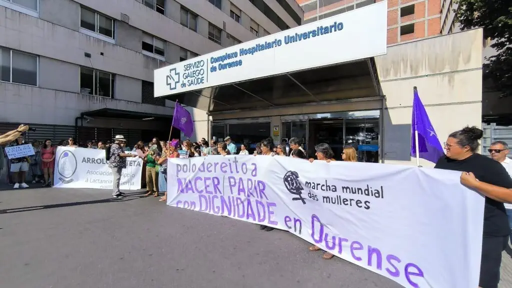 Mobilizaci&oacute;n este 14 de xullo ante o CHUO. (Foto: N&oacute;s Diario)