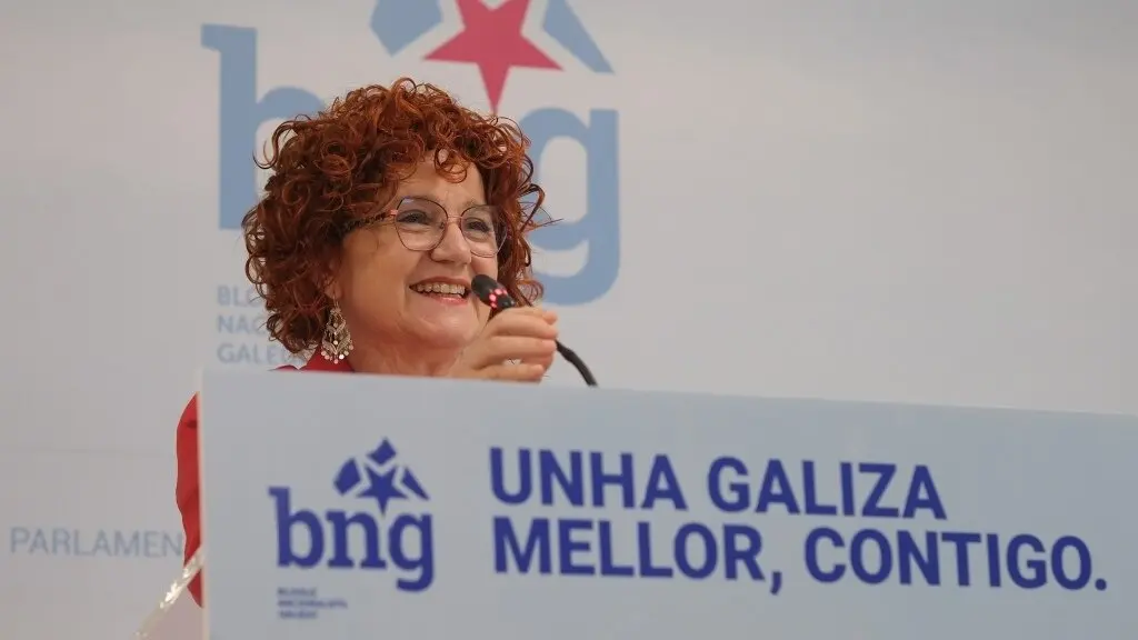 A deputada do BNG Montse Prado, este 23 de xullo. (Foto: Arxina)