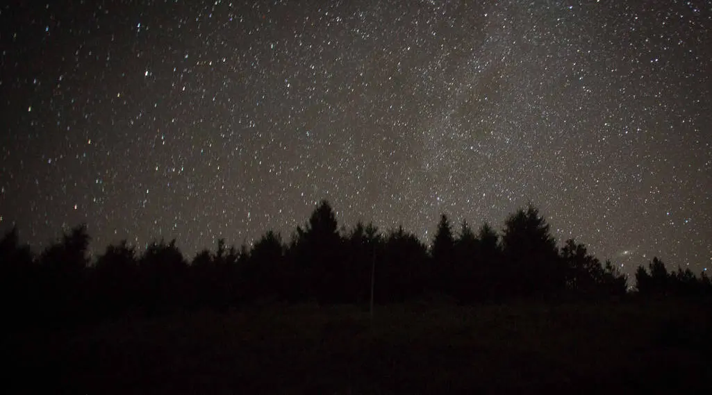 Cervantes, Lugo. Noche de perseidas en la Serra de Ancares, en la noche del s&aacute;bado 12 de agosto