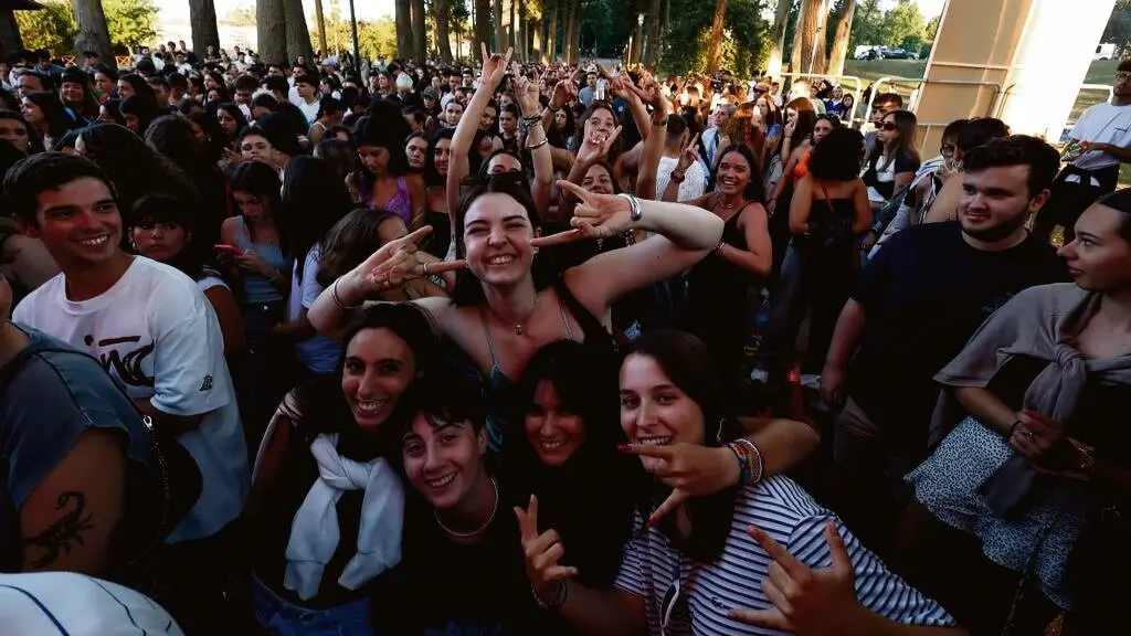 Ambiente do p&uacute;blico no festival Urbana Monte Porreiro do ano pasado. (Foto: Concello de Pontevedra)