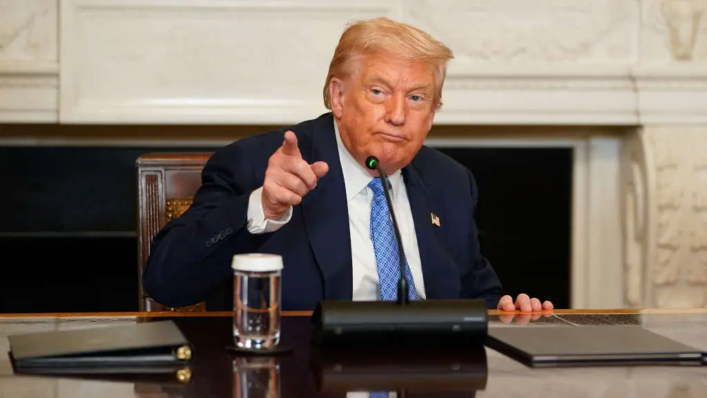 Donald Trump, presidente dos Estados Unidos, o 8 de agosto de 2025 en Washington DC. (Foto: Nathan Howard - Pool v&iacute;a CNP / Europa Press / Contacto)