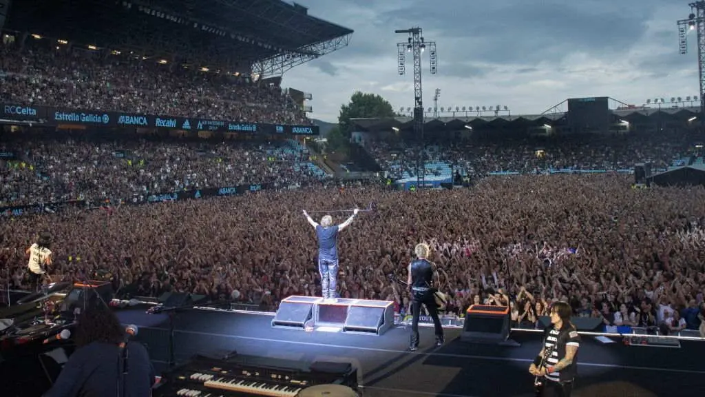 Concerto de Guns N' Roses no estadio de Bala&iacute;dos en 2023. (Foto: Live Nation)