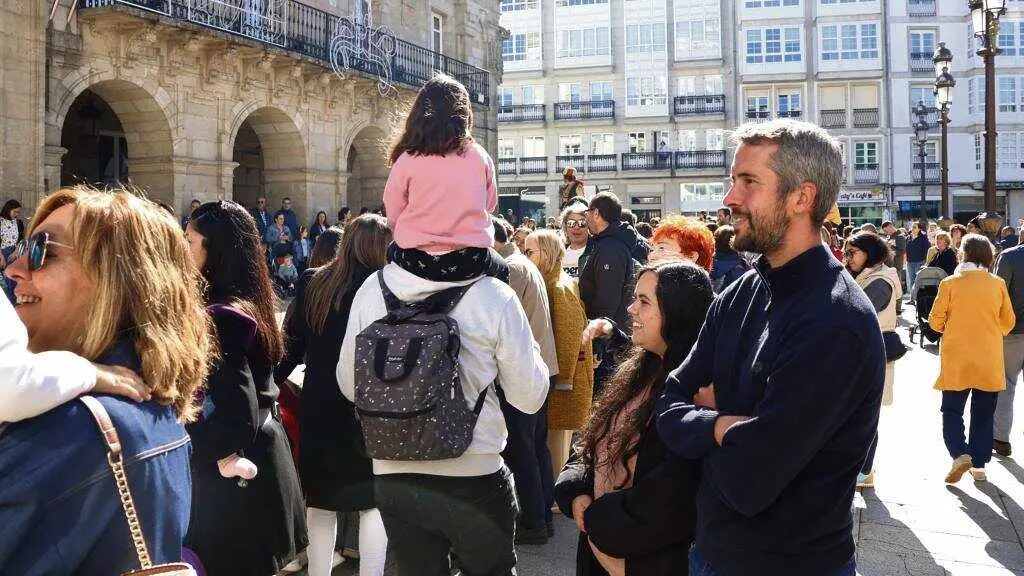 Maite Ferreiro, Iria Buide e Rub&eacute;n Arroxo no San Froil&aacute;n Mi&uacute;do. (Foto: Concello de Lugo)