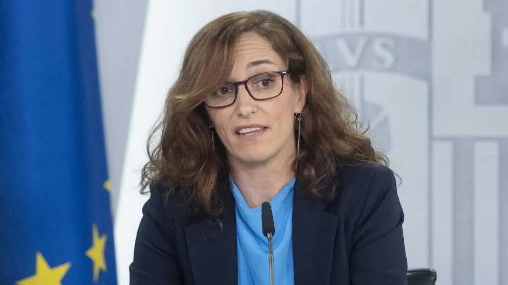 A ministra de Sanidade, M&oacute;nica Garc&iacute;a, este 7 de outubro. (Foto: Alberto Ortega / Europa Press)
