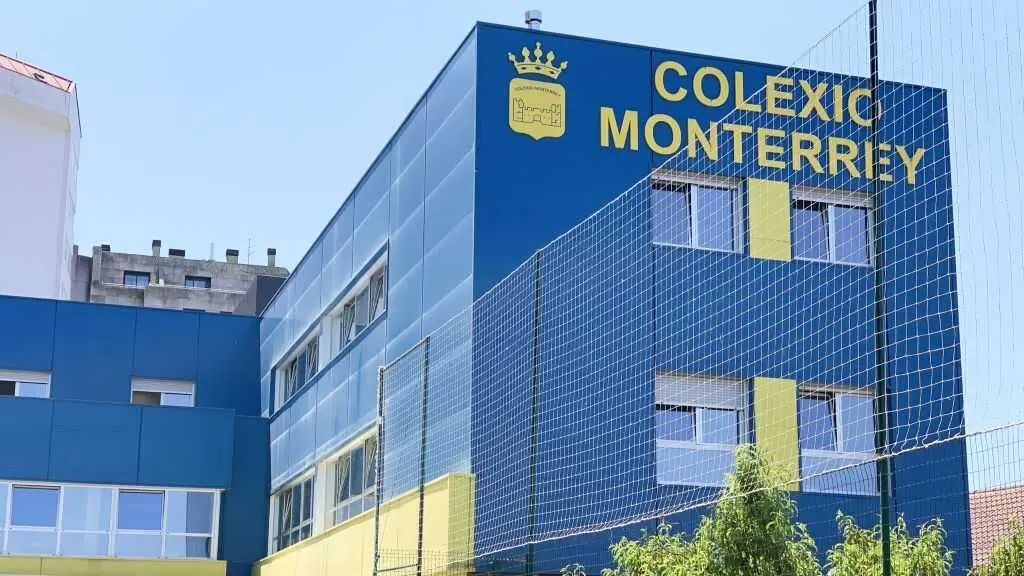Edificio do Colexio Monterrey, en Vigo. (Foto: Colexio Monterrey)