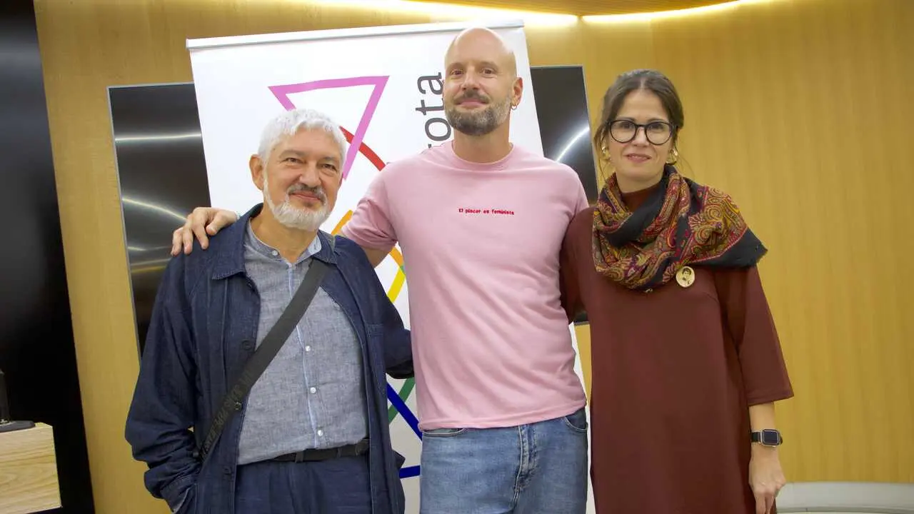 Fran Alonso, Miguel Calvo e Anabel Gul&iacute;as. (Foto: Concello de Pontevedra)