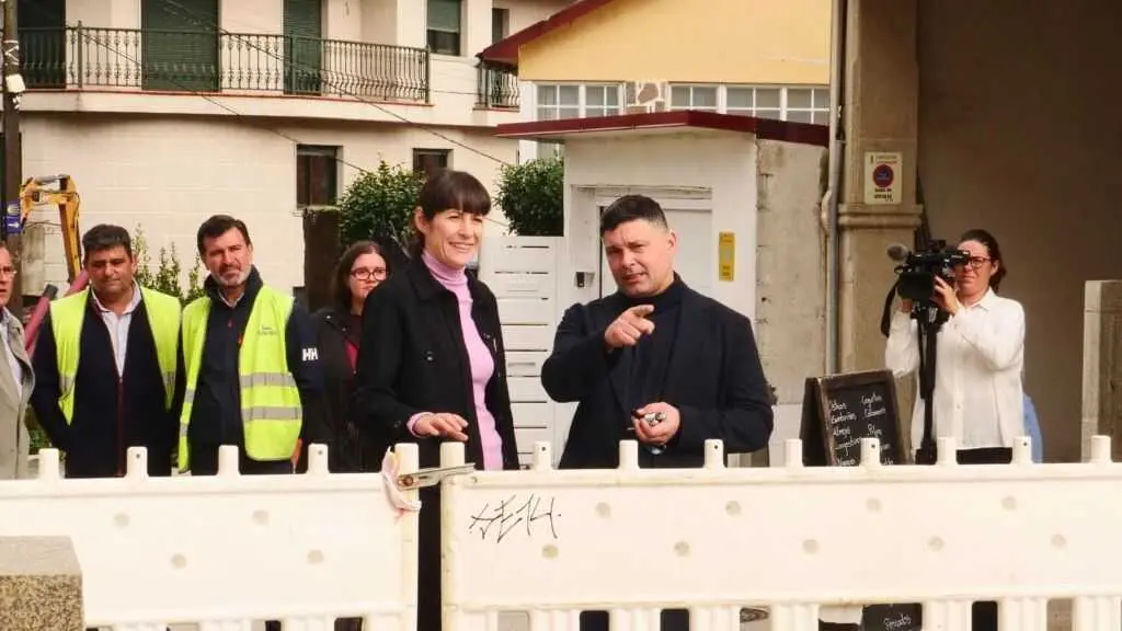 Ana Pont&oacute;n e Manuel Lourenzo, este 7 de novembro en Soutomaior. (Foto: N&oacute;s Diario)