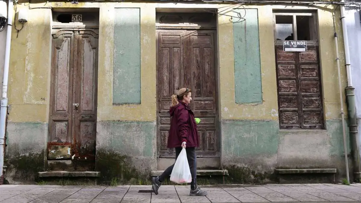 Vivenda baleira na cidade de Lugo. (Foto: Carlos Castro / Europa Press)