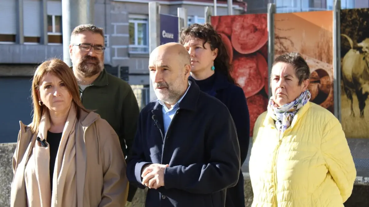 Cristina Cid, Bernardo Varela, N&eacute;stor Rego e Sonia Vidal, esta sexta feira. (Foto: N&oacute;s Diario)