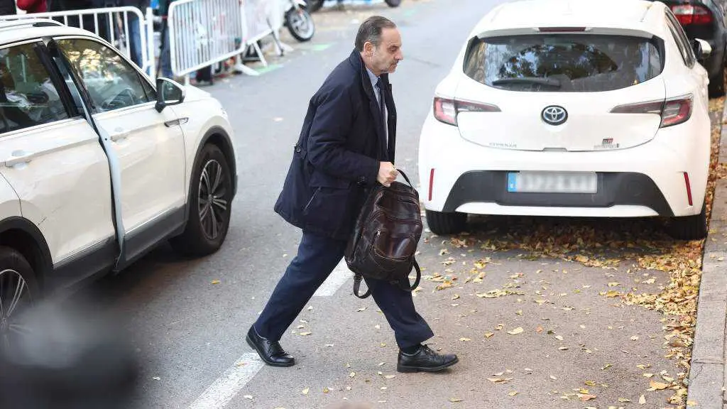 O ex ministro Jos&eacute; Luis &Aacute;balos, este 27 de novembro &aacute; s&uacute;a chegada ao Tribunal Supremo. (Foto: Eduardo Parra / Europa Press)