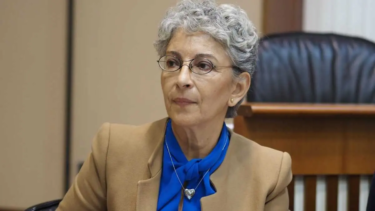 A deputada do PSdeG, Sivia Longueira, esta sexta feira. (Foto: N&oacute;s Diario)