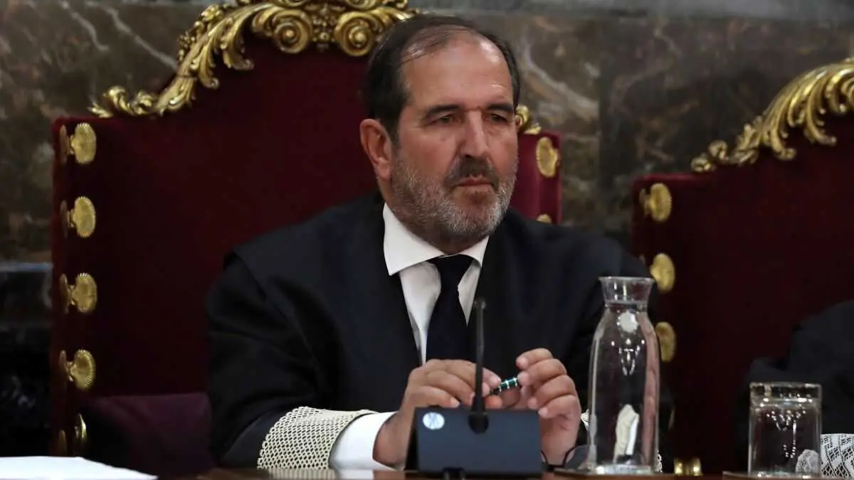O maxistrado Andr&eacute;s Mart&iacute;nez Arrieta, encargado de redactar a sentenza contra &Aacute;lvaro Garc&iacute;a Ortiz, nunha foto de arquivo. (Foto: Europa Press)